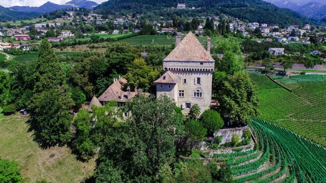Chateau Du Chatelard Montreux Buitenkant foto